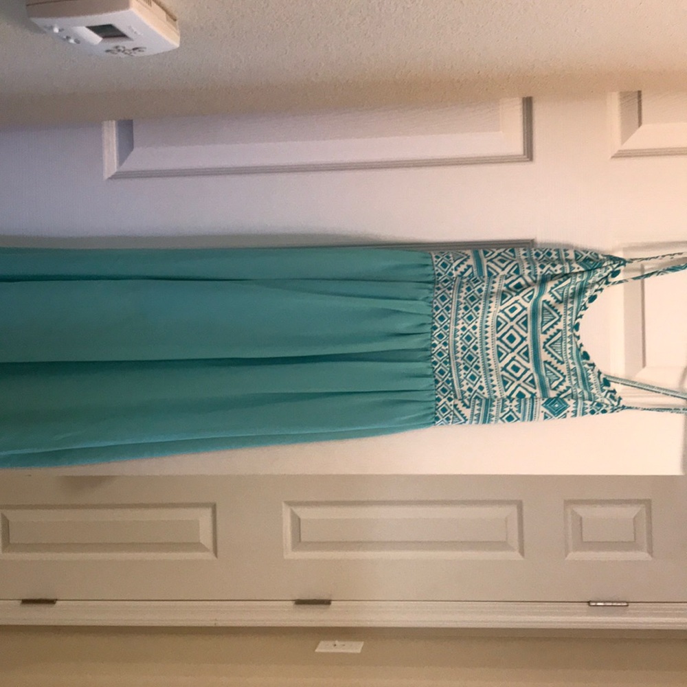 Light blue maxi dress